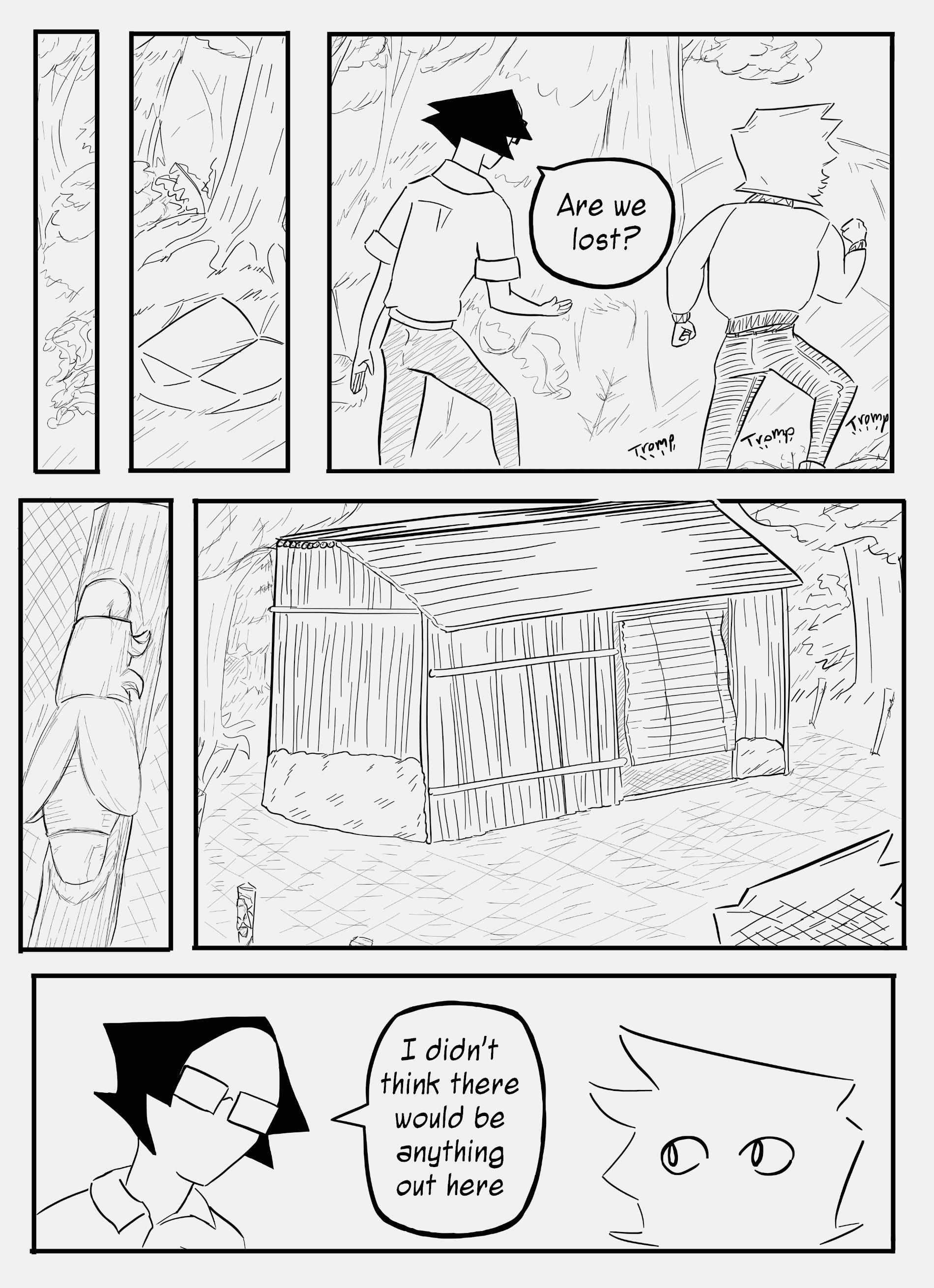 Read 3 Guys Who Hang Out In The Woods of Night Woods Manga Online