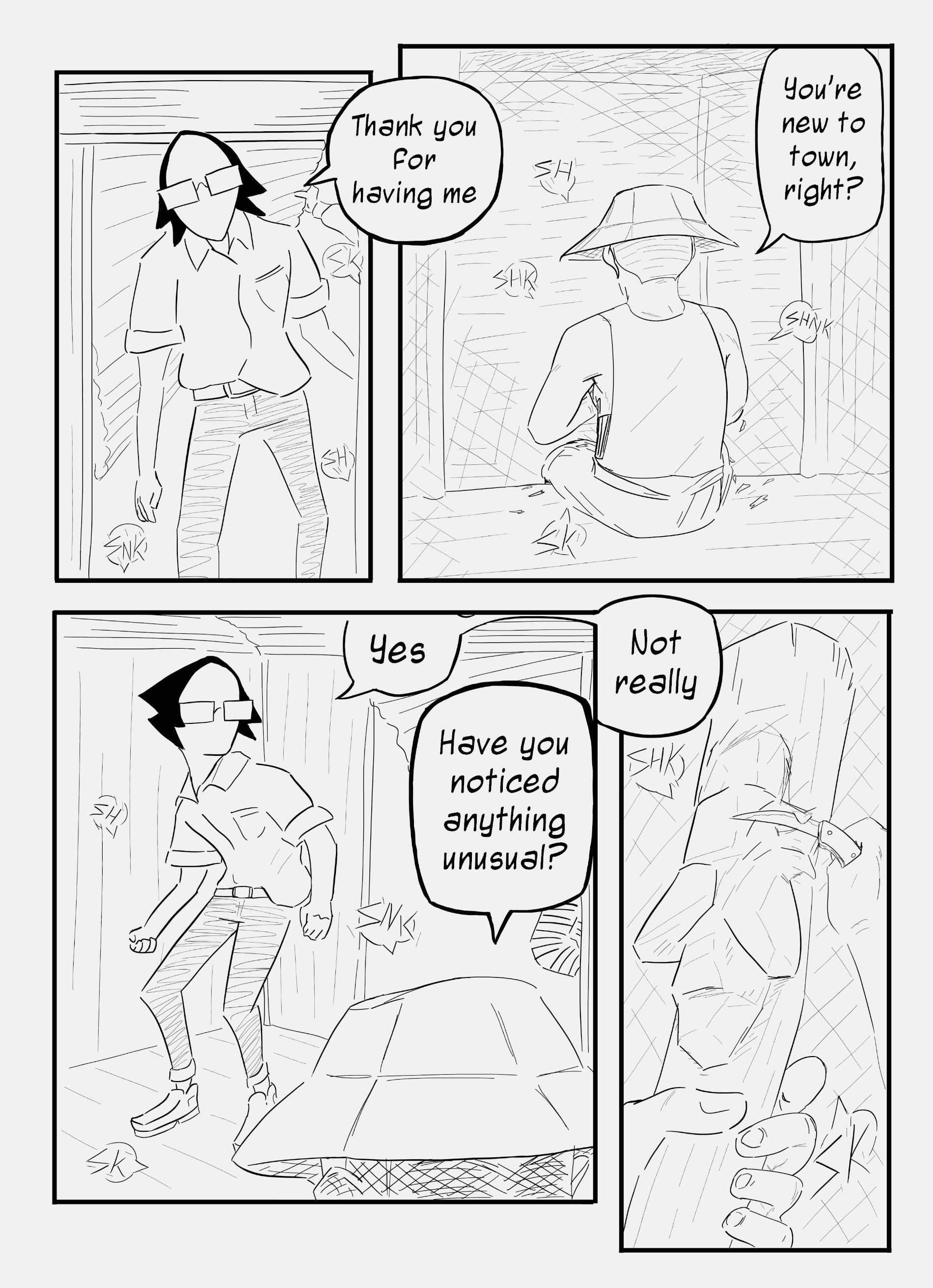 Read 3 Guys Who Hang Out In The Woods of Night Woods Manga Online