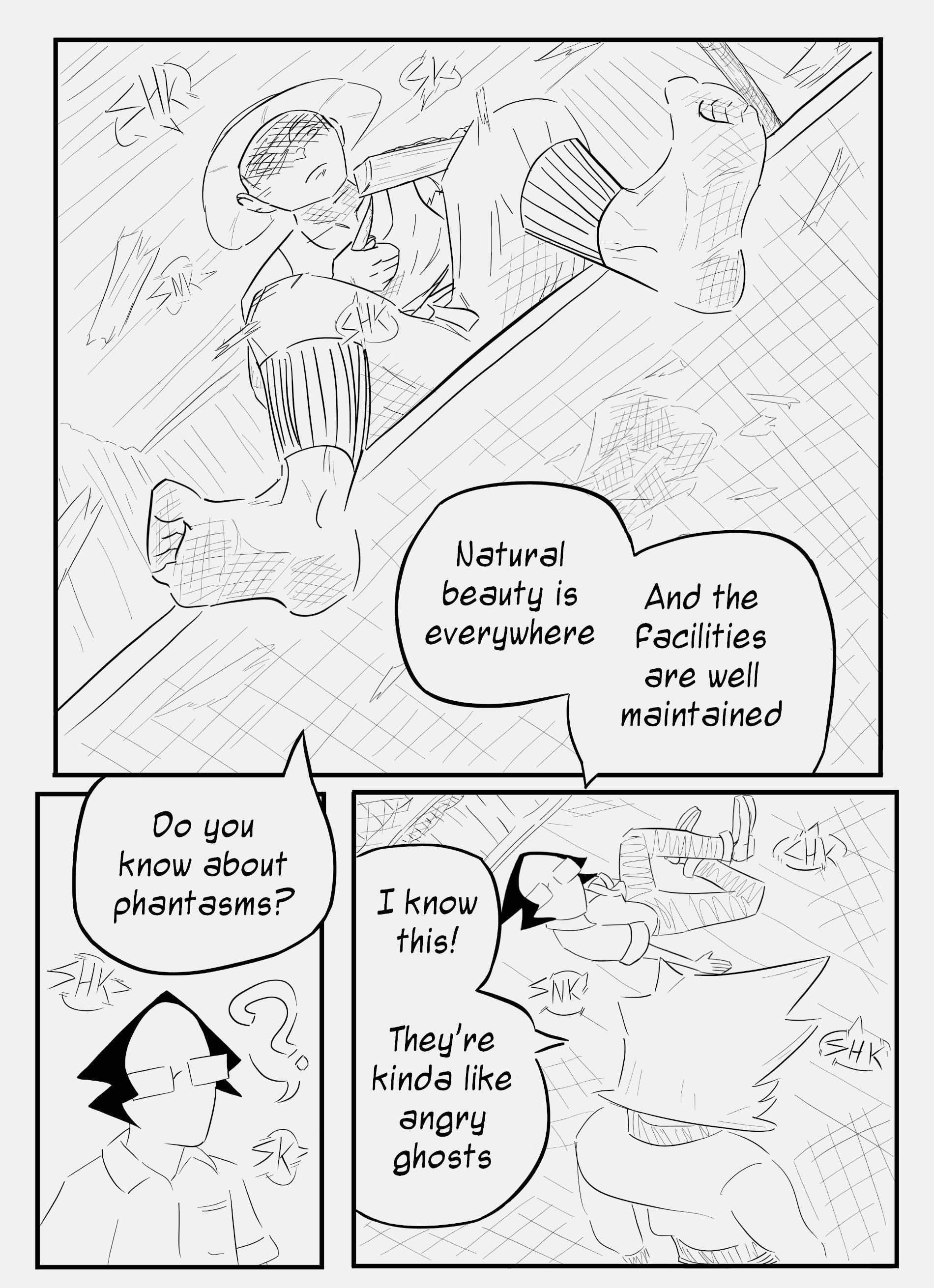 Read 3 Guys Who Hang Out In The Woods of Night Woods Manga Online