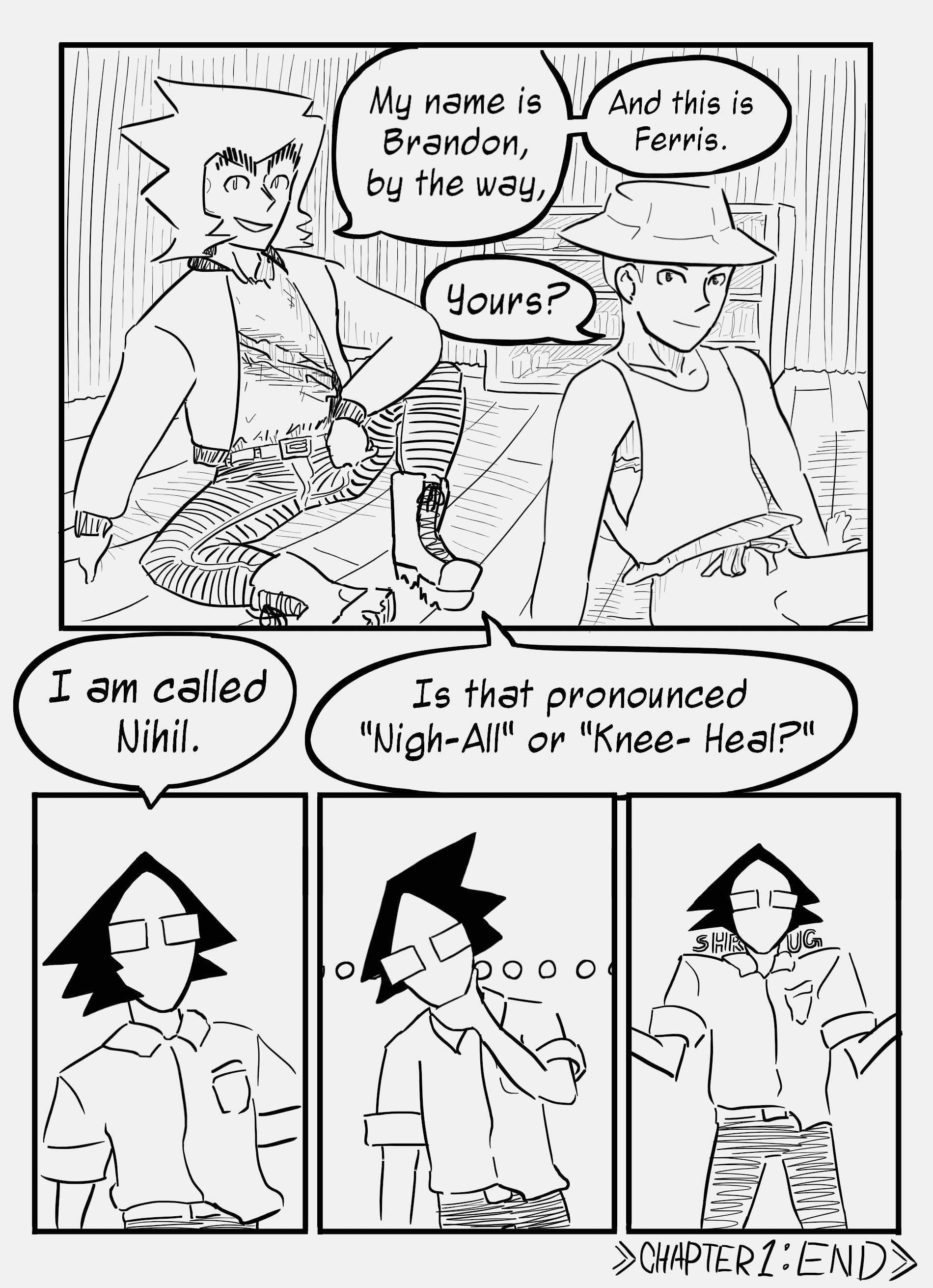 Read 3 Guys Who Hang Out In The Woods of Night Woods Manga Online