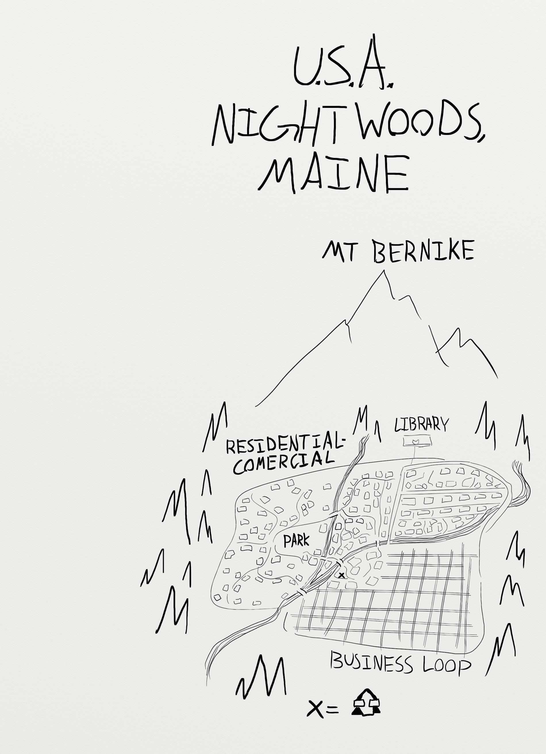 Read 3 Guys Who Hang Out In The Woods of Night Woods Manga Online