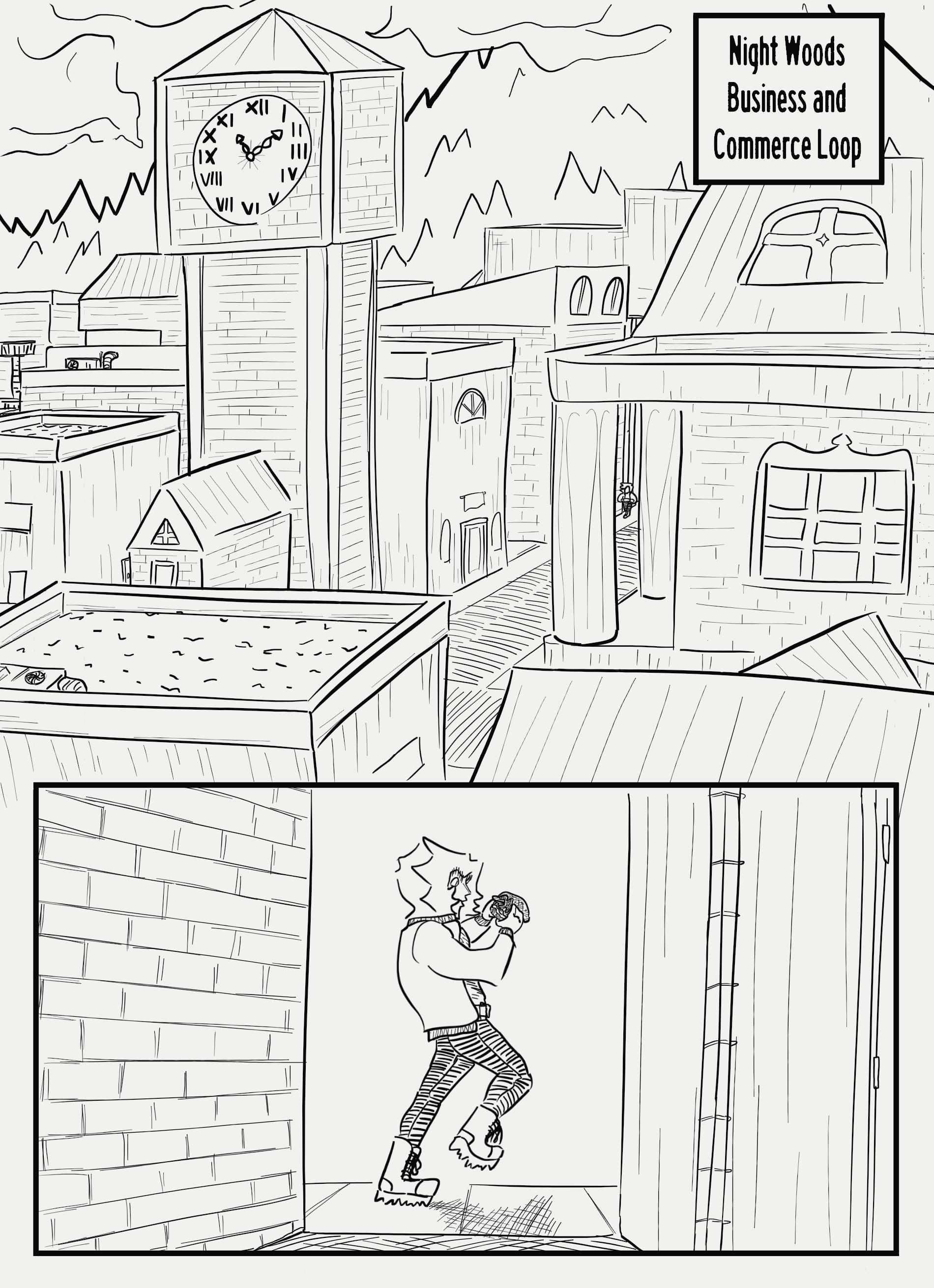 Read 3 Guys Who Hang Out In The Woods of Night Woods Manga Online