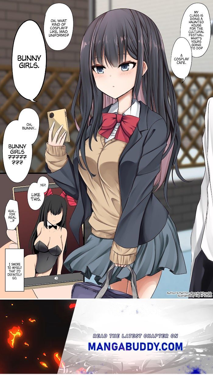 Read A Story About My Poker-Faced Childhood Friend Cosplaying as a Bunny Girl Manga Online