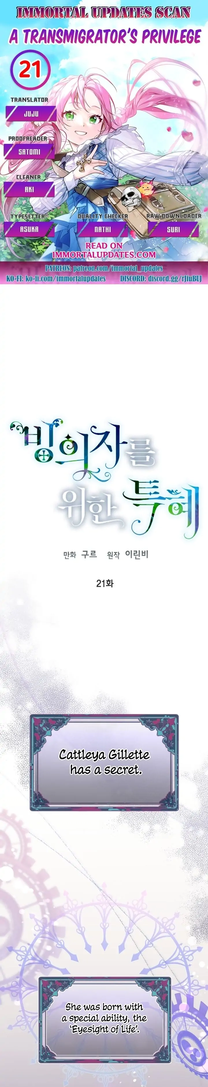 Read A Transmigrator's Privilege Manga Online