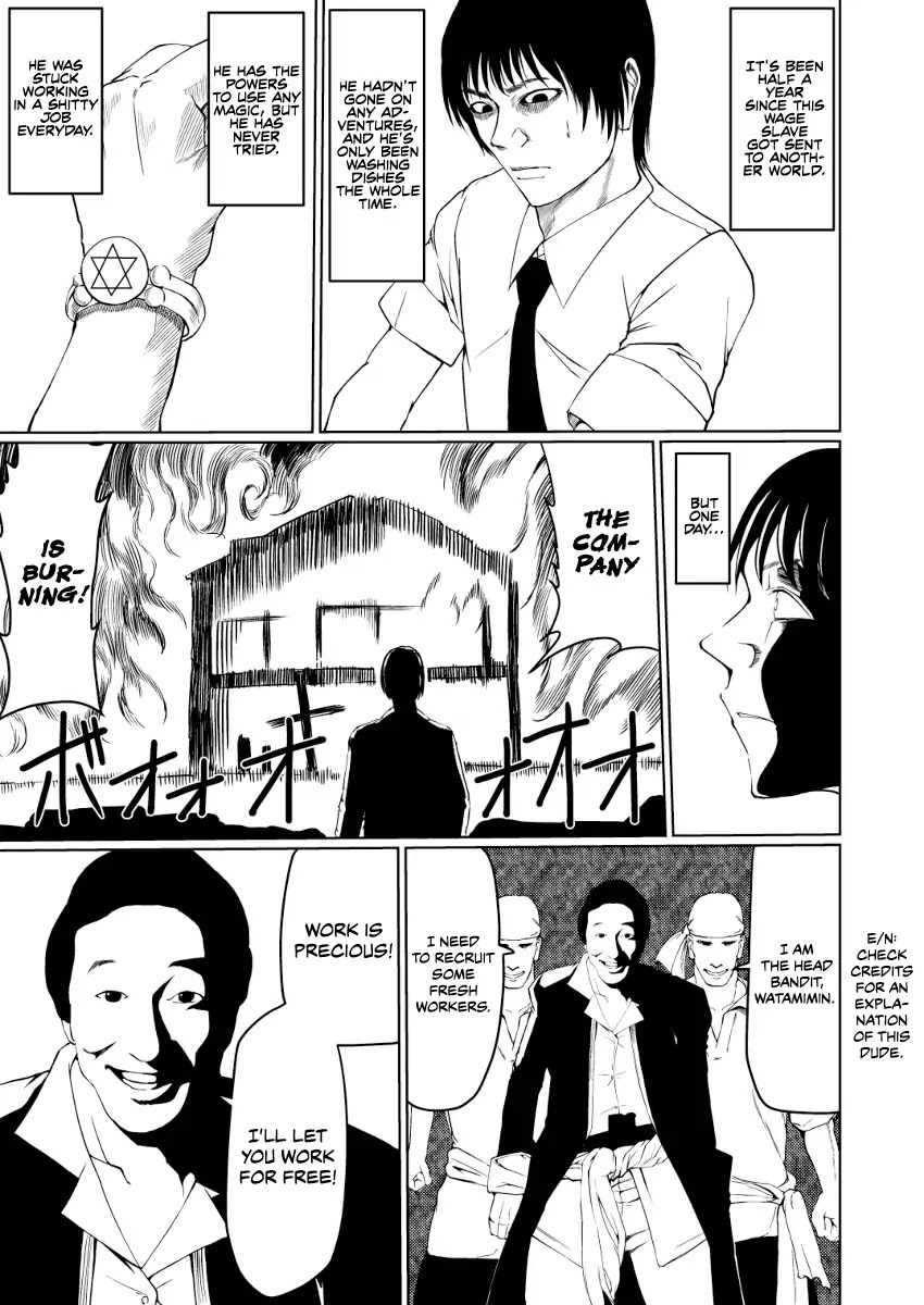 Read A Wage Slave is Reincarnated in a Different World!! It's Heartbreaking!!! Manga Online