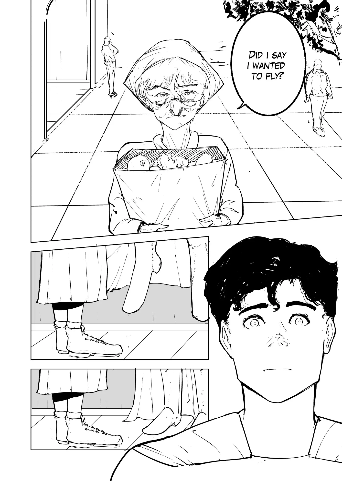 Read A bird, A plane, A man Manga Online