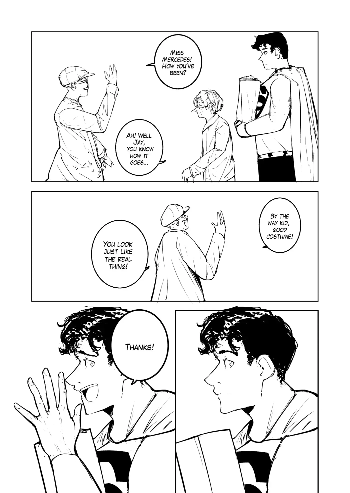 Read A bird, A plane, A man Manga Online