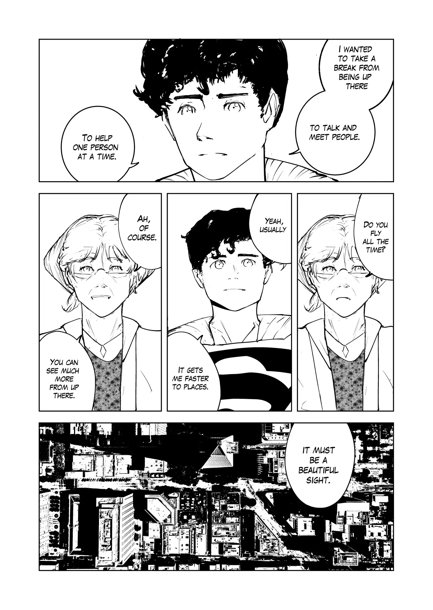 Read A bird, A plane, A man Manga Online