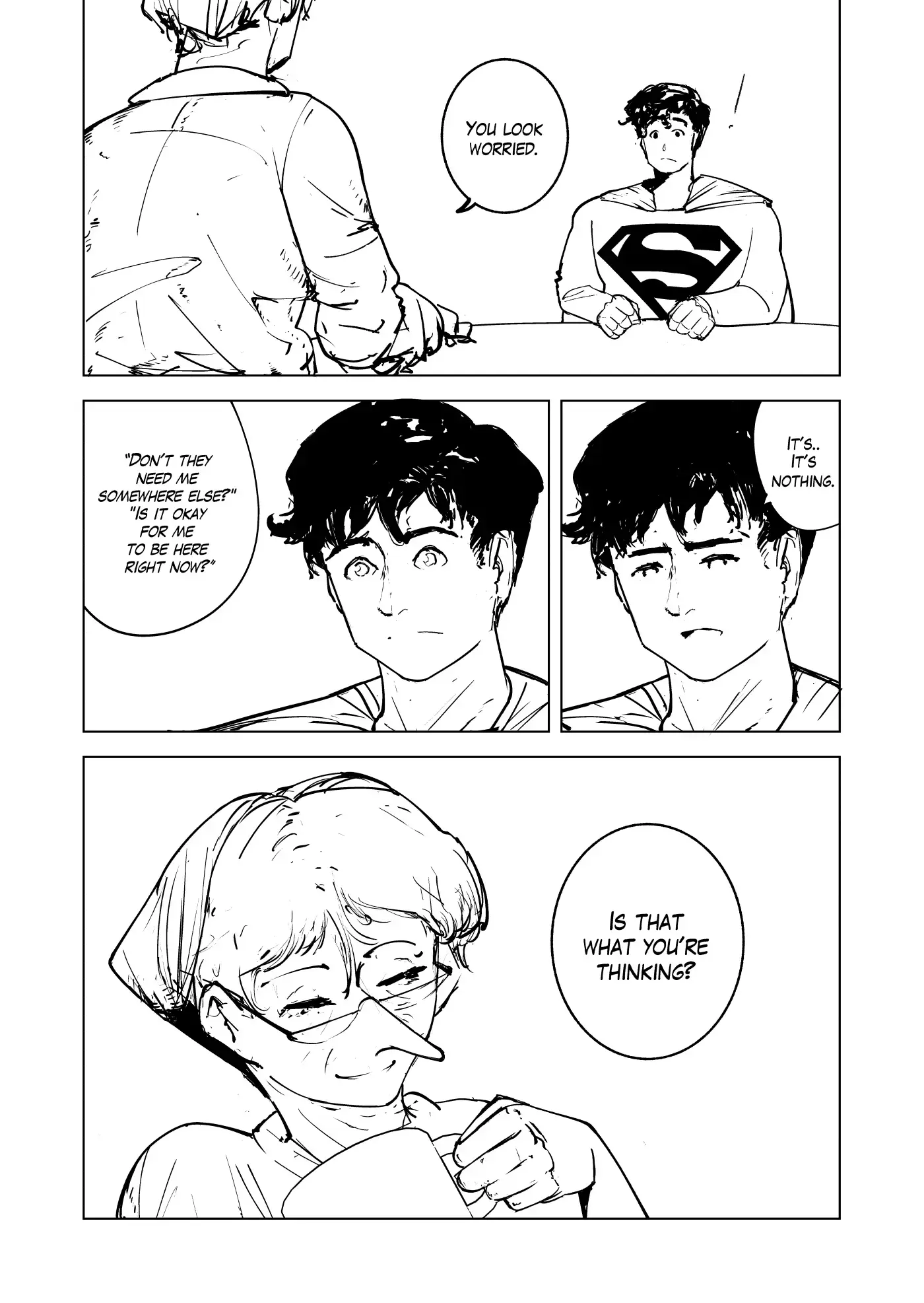 Read A bird, A plane, A man Manga Online