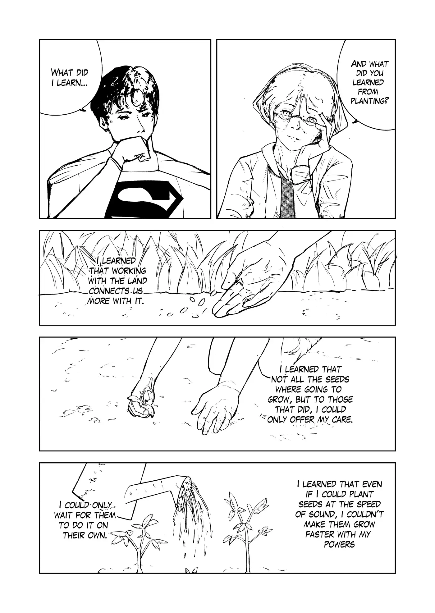 Read A bird, A plane, A man Manga Online