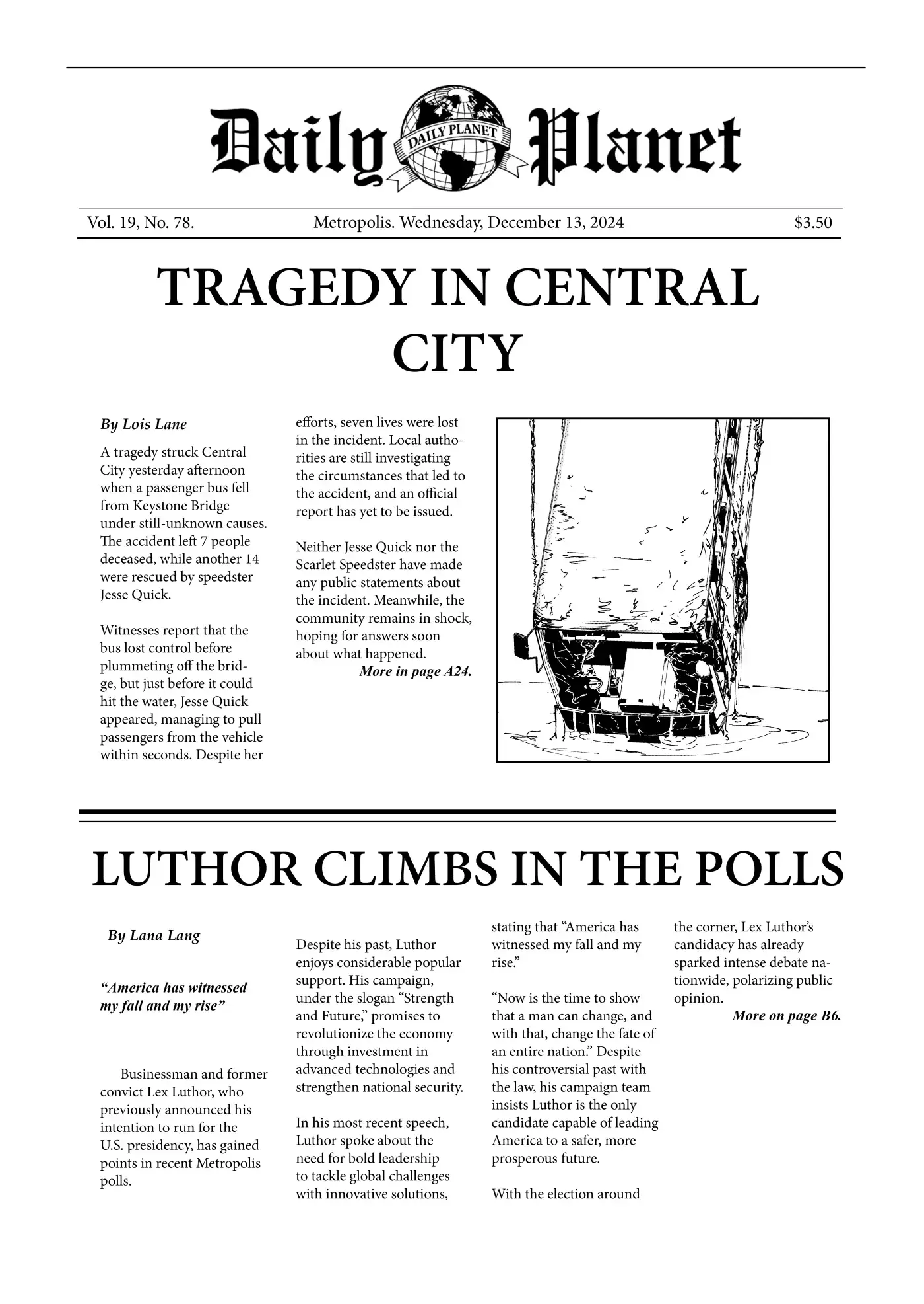 Read A bird, A plane, A man Manga Online