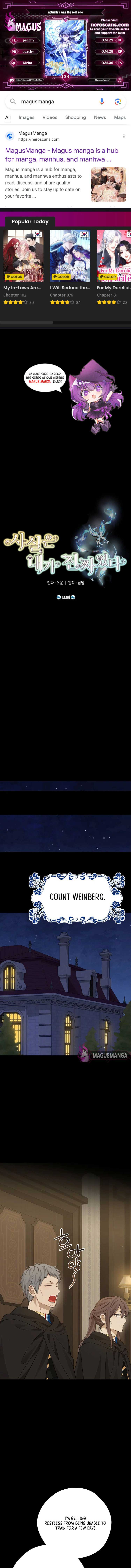 Read Actually I Was the Real One Manga Online