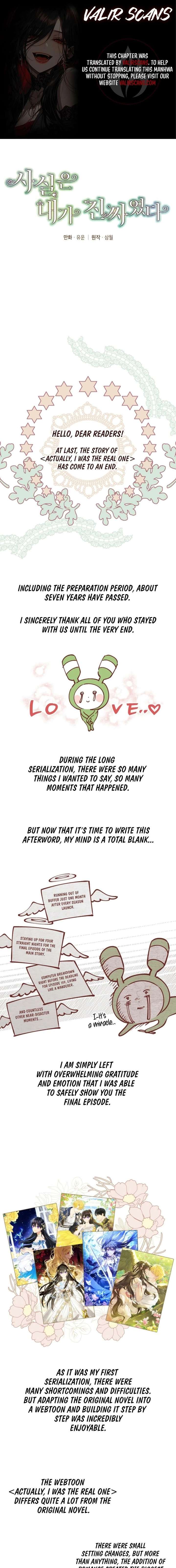 Read Actually I Was the Real One Manga Online