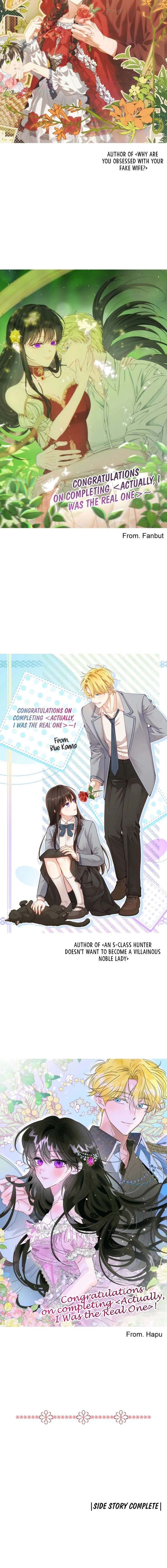 Read Actually I Was the Real One Manga Online