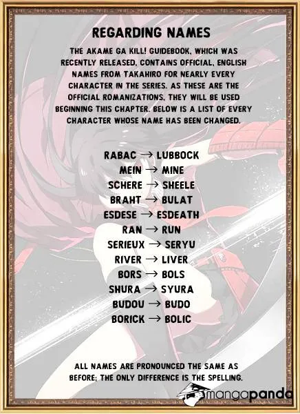 Read Akame Ga Kill! Manga Online