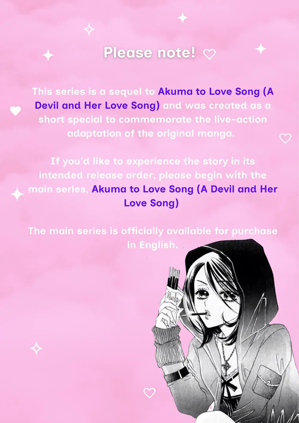 Read Akuma to Love Song Encore Manga Online
