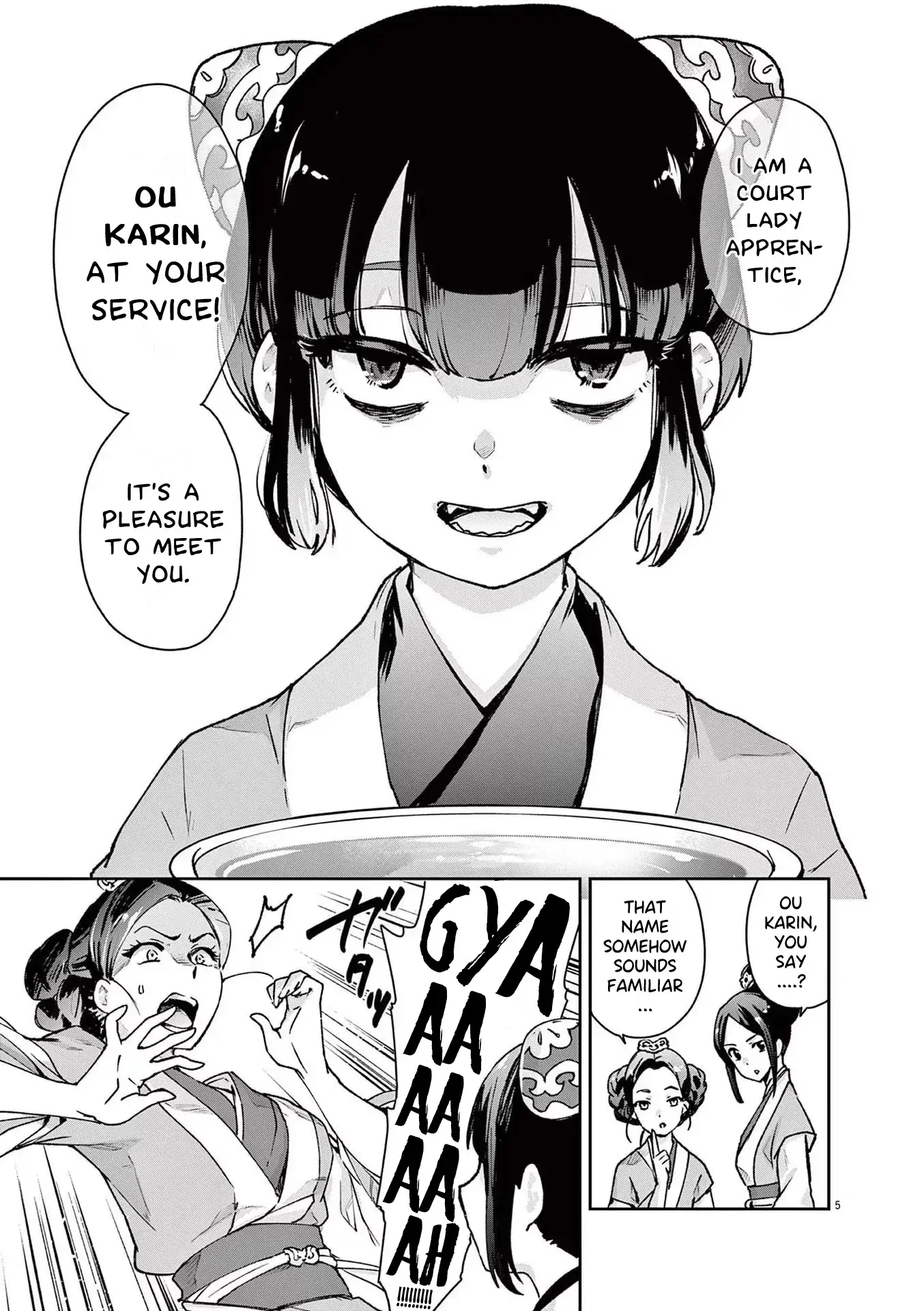 Read Ansatsu Koukyuu ~Ansatsu Nyokan Karin wa Yuttari Ikitai~ Manga Online