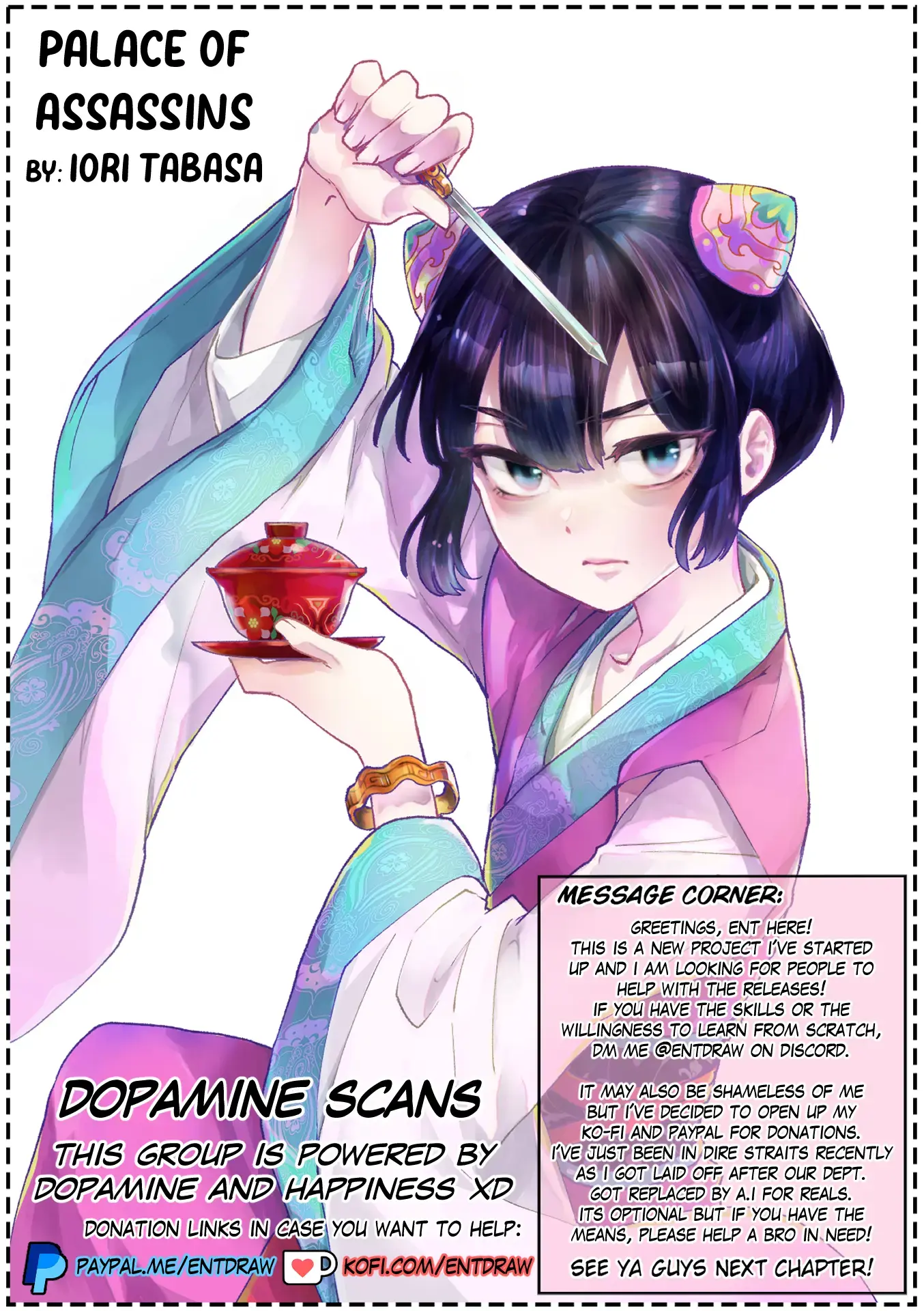 Read Ansatsu Koukyuu ~Ansatsu Nyokan Karin wa Yuttari Ikitai~ Manga Online