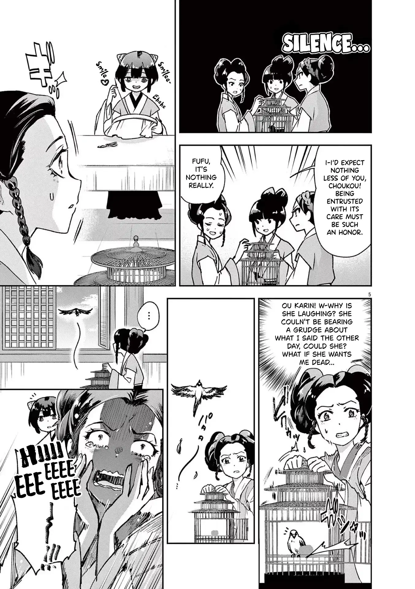 Read Ansatsu Koukyuu ~Ansatsu Nyokan Karin wa Yuttari Ikitai~ Manga Online