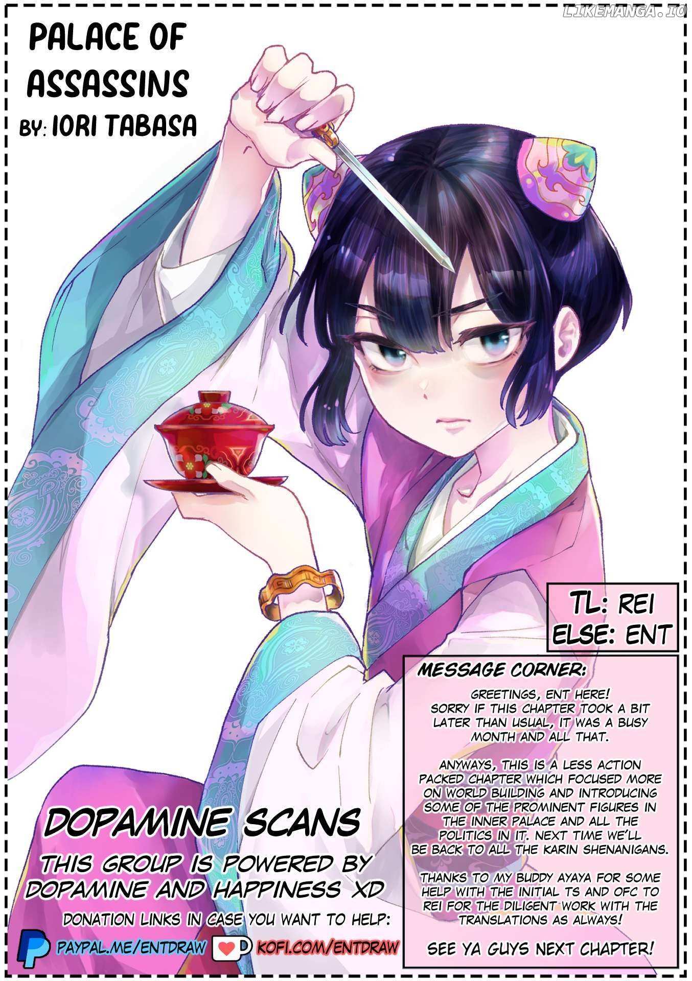 Read Ansatsu Koukyuu ~Ansatsu Nyokan Karin wa Yuttari Ikitai~ Manga Online