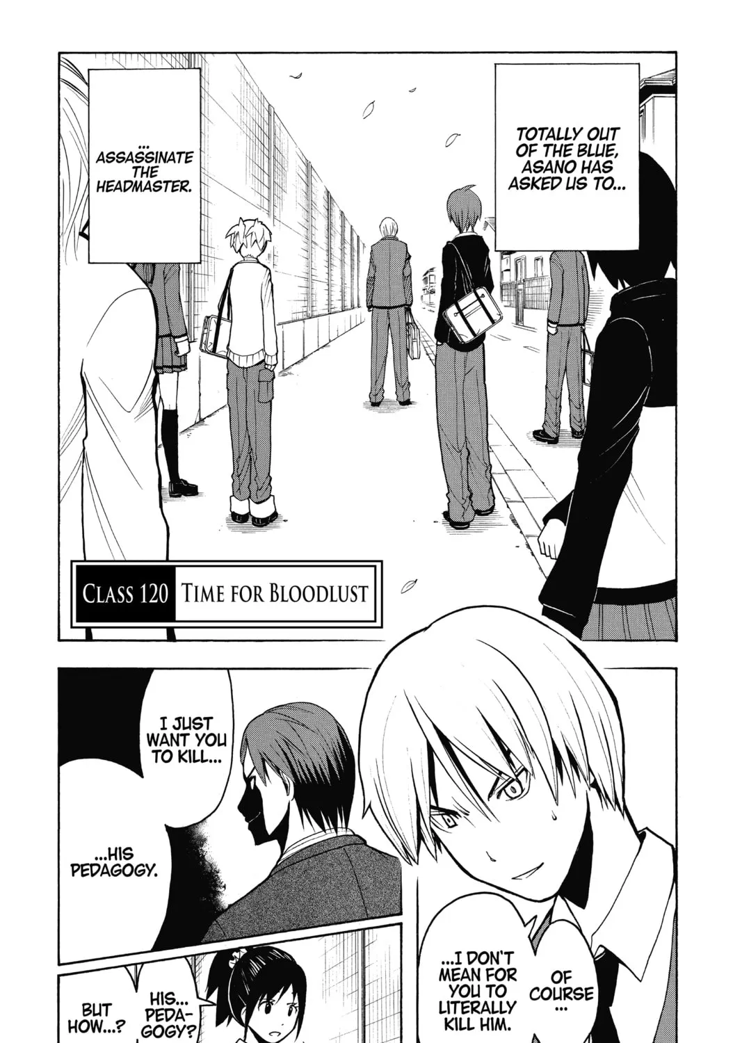 Read Assassination Classroom Manga Online