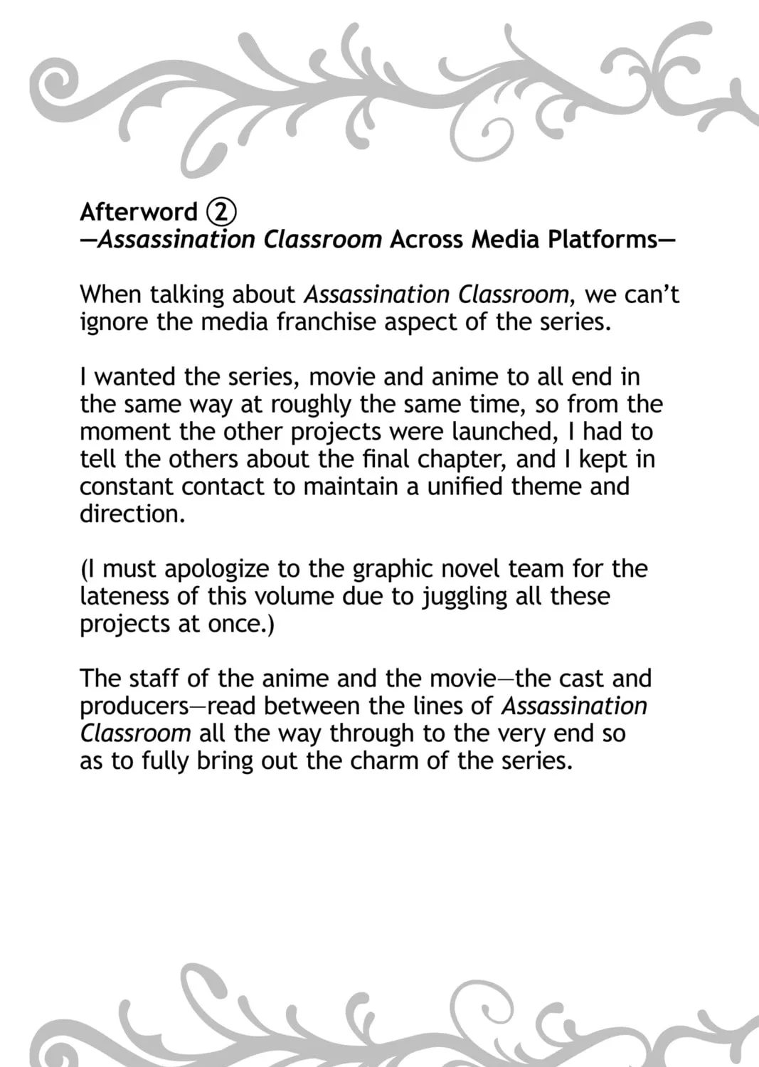 Read Assassination Classroom Manga Online