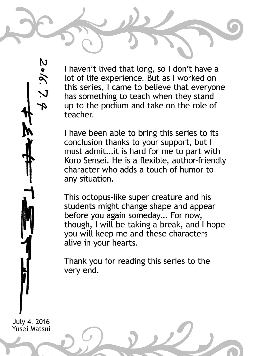 Read Assassination Classroom Manga Online