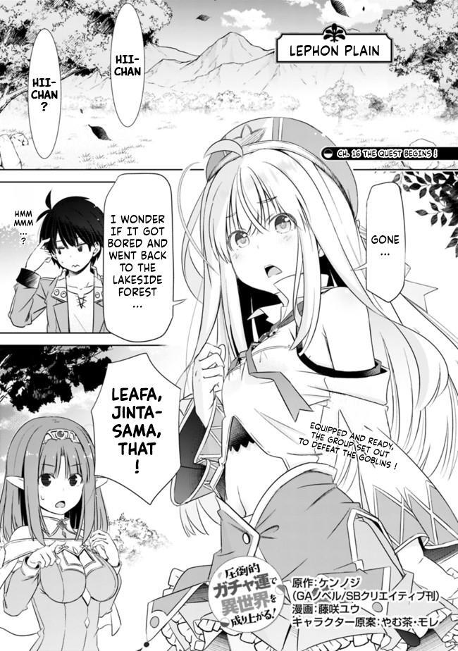Read Attouteki Gacha un de Isekai wo Nariagaru! Manga Online