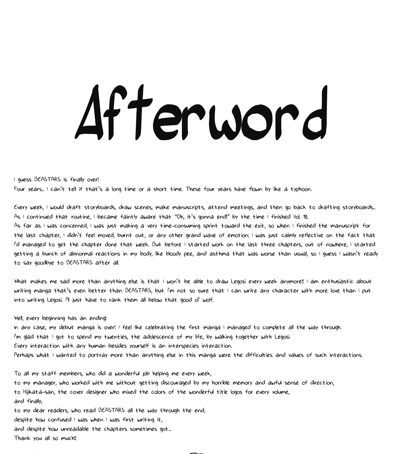 Read Beastars Manga Online