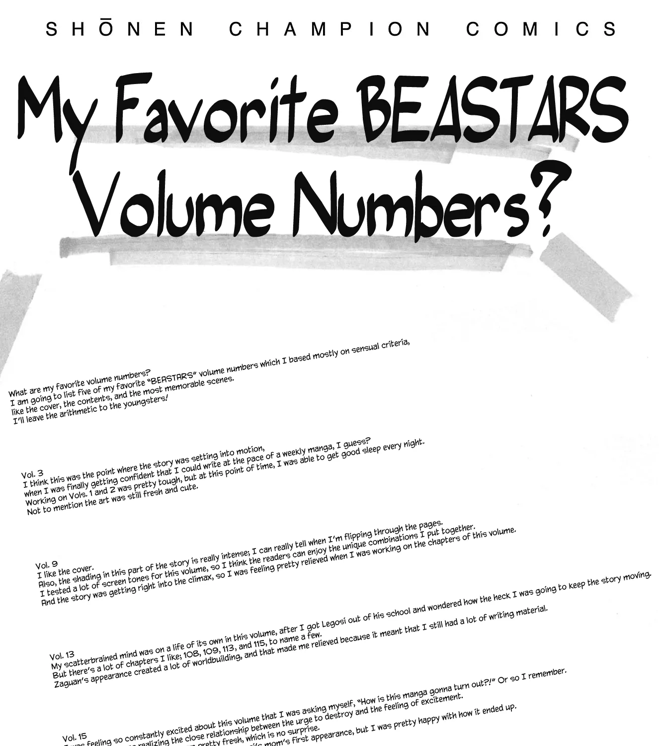 Read Beastars Manga Online