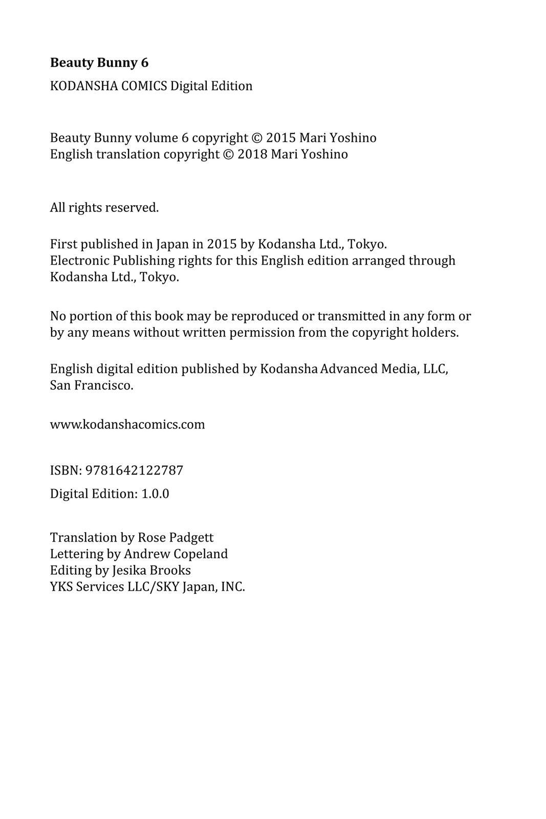 Read Beauty Bunny Manga Online