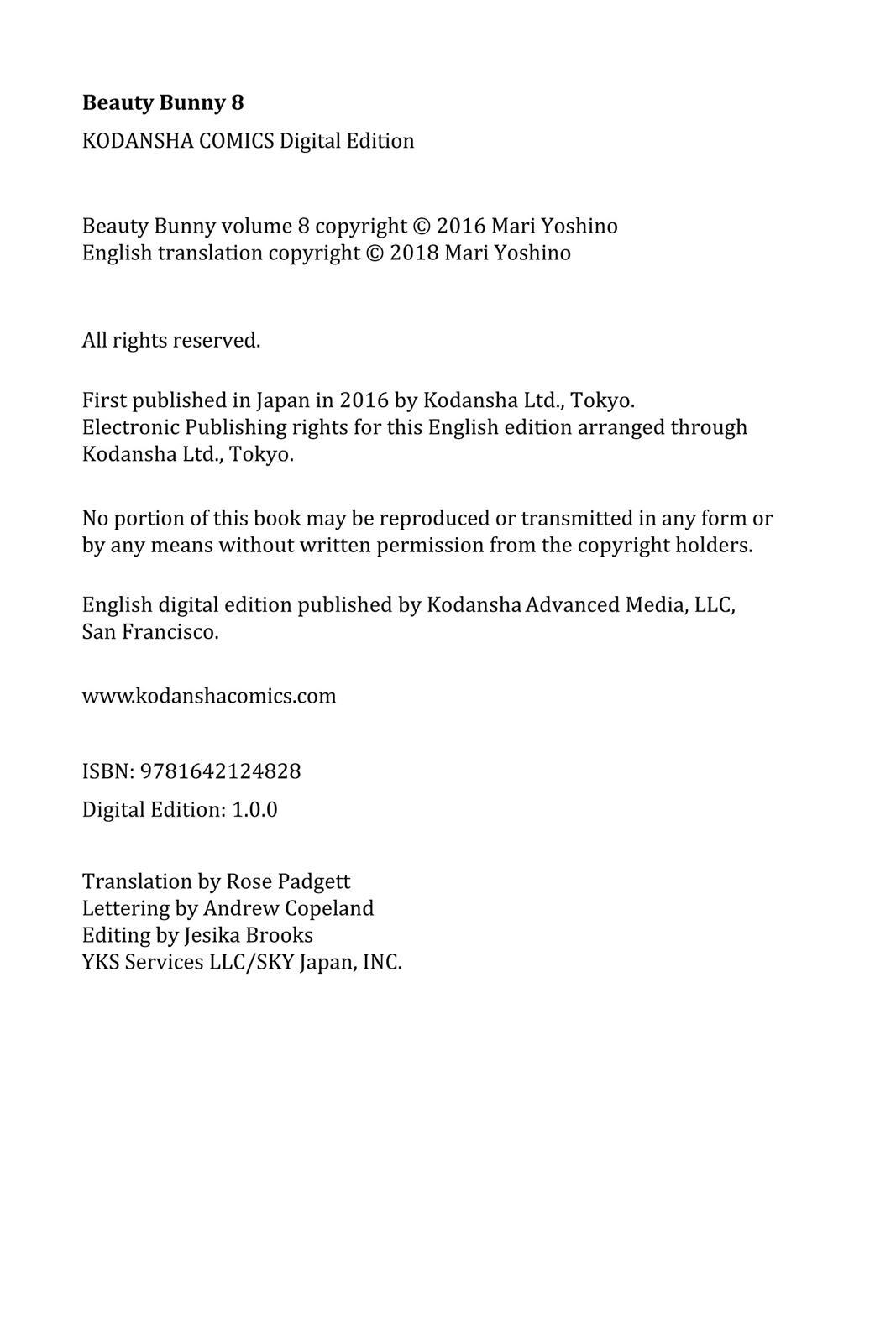 Read Beauty Bunny Manga Online