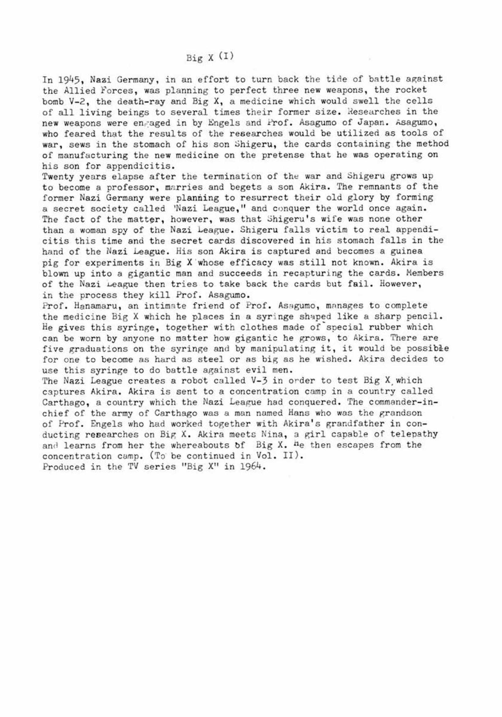 Read Big X Manga Online