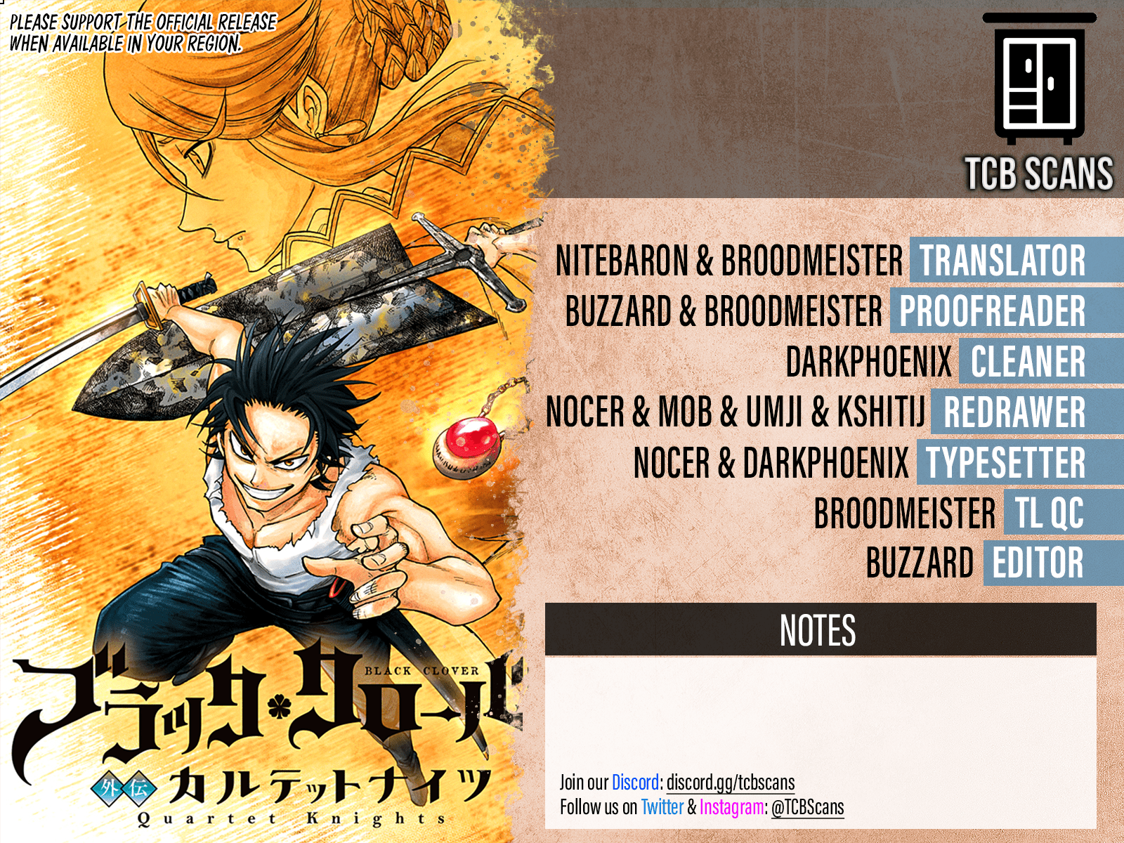 Read Black Clover Side Story- Quartet Knights Manga Online