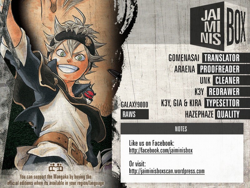 Read Black Clover Manga Online