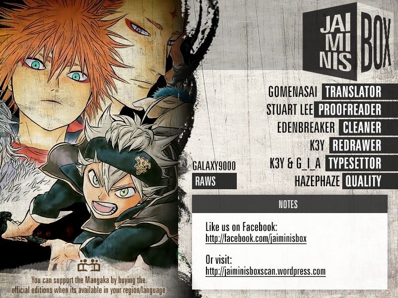 Read Black Clover Manga Online