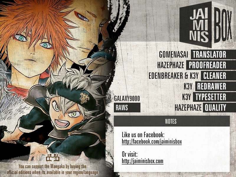 Read Black Clover Manga Online