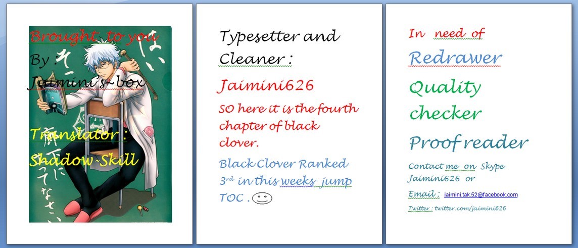 Read Black Clover Manga Online