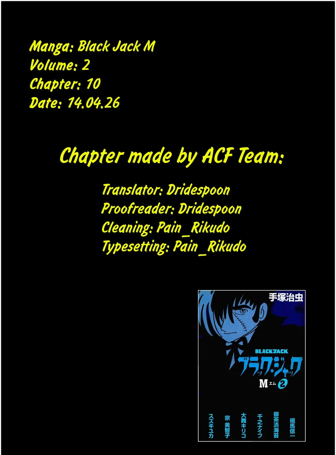 Read Black Jack M Manga Online