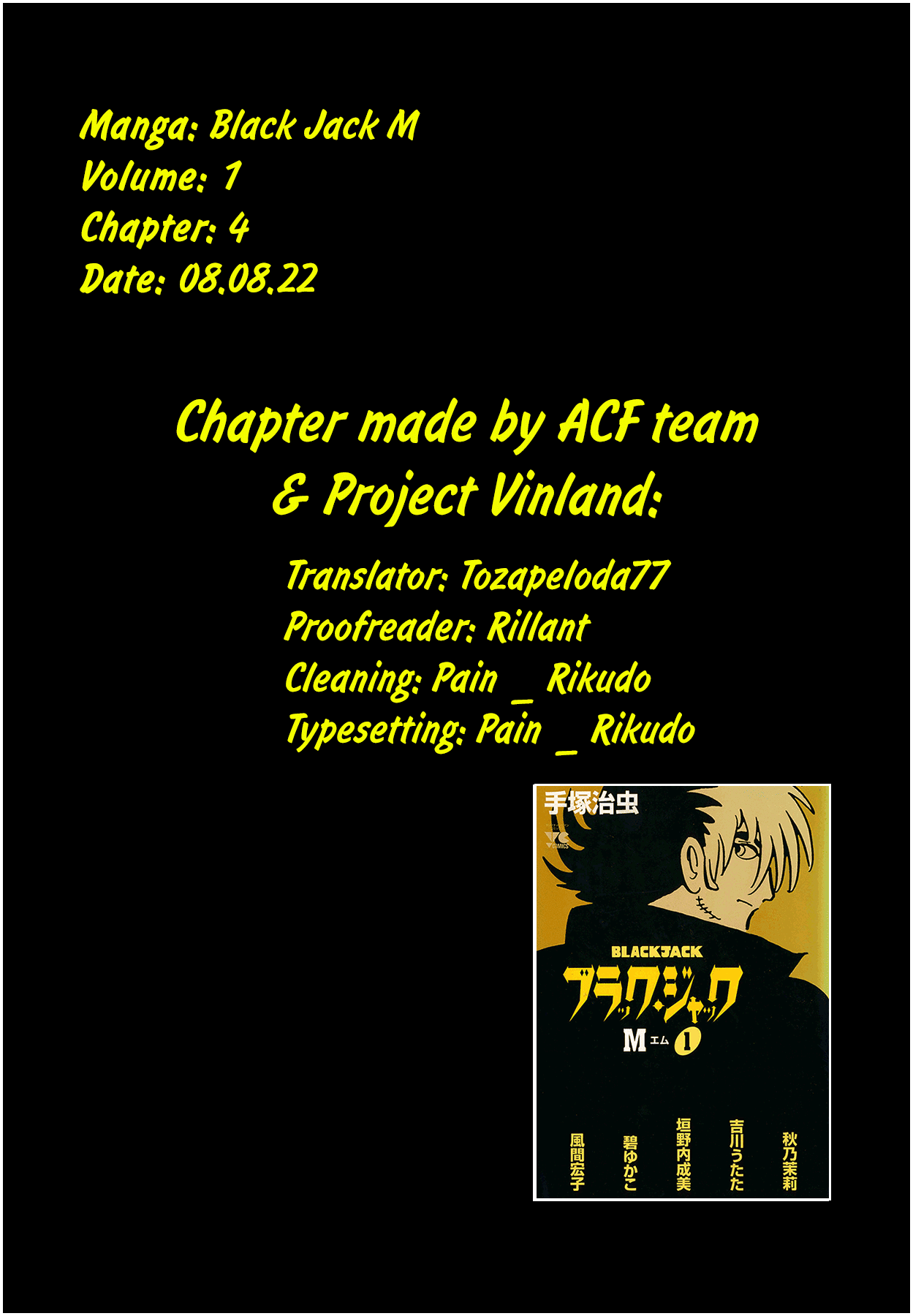 Read Black Jack M Manga Online