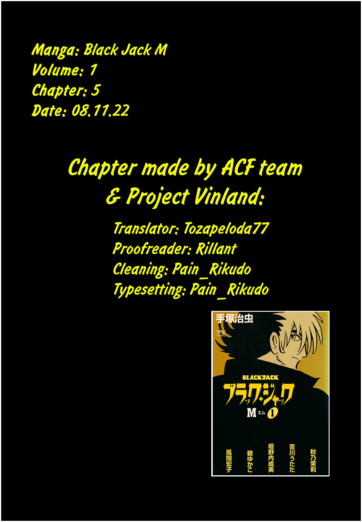 Read Black Jack M Manga Online