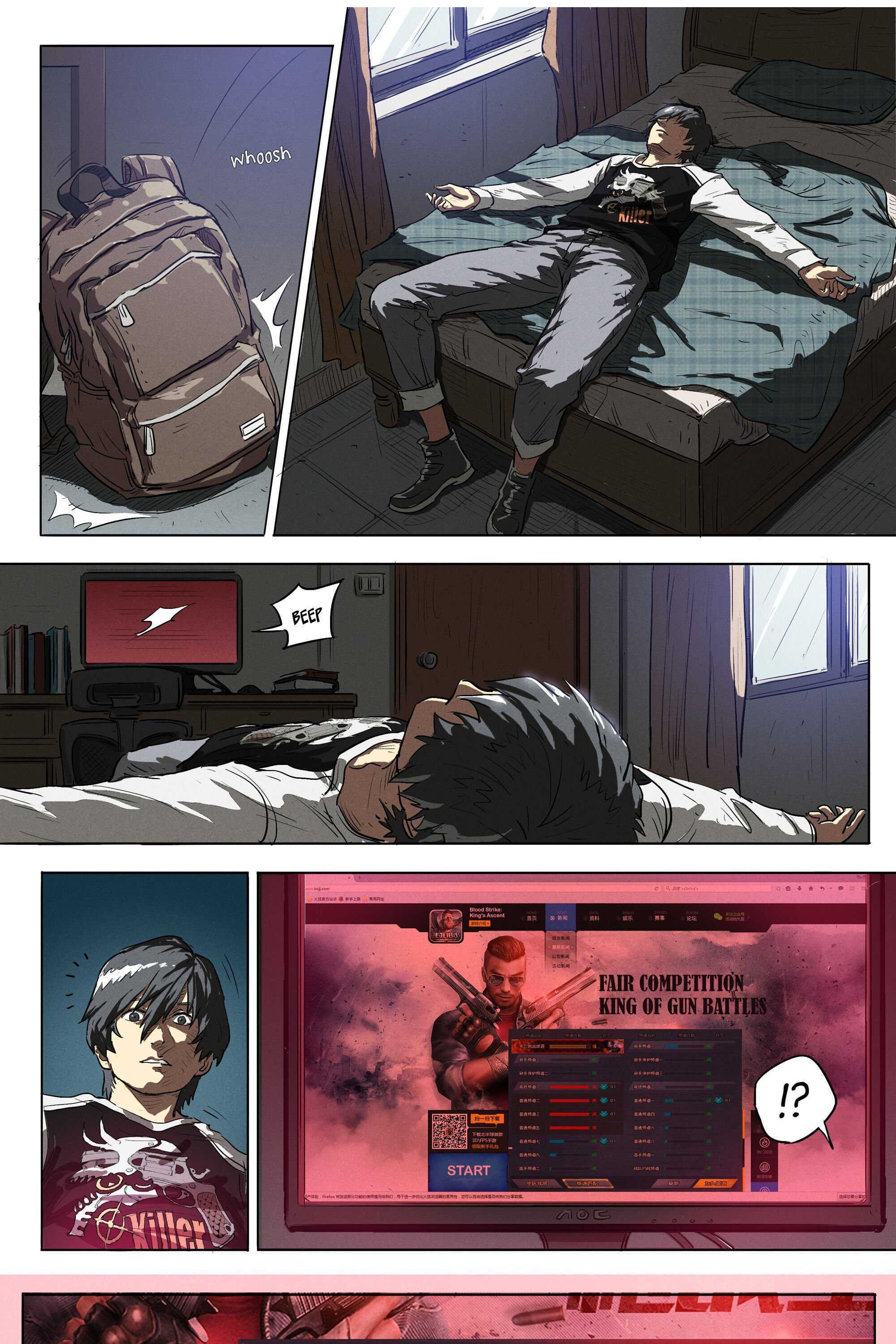 Read Blood Strike- Death God’s Game Manga Online