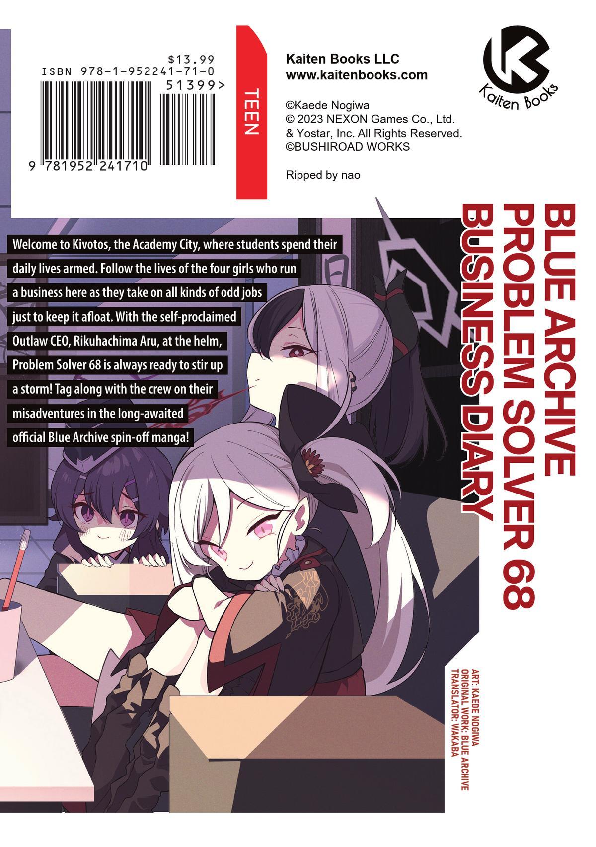 Read Blue Archive - Problem Solver 68 Business Diary Manga Online