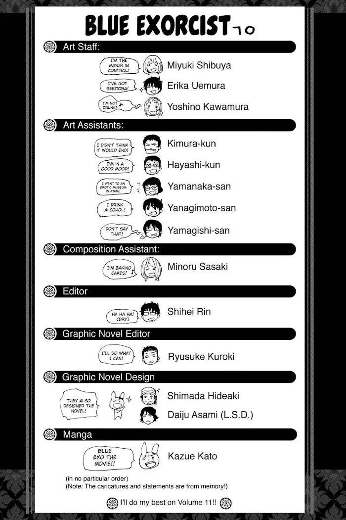 Read Blue Exorcist Manga Online