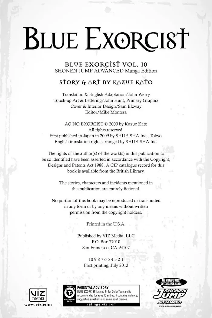 Read Blue Exorcist Manga Online