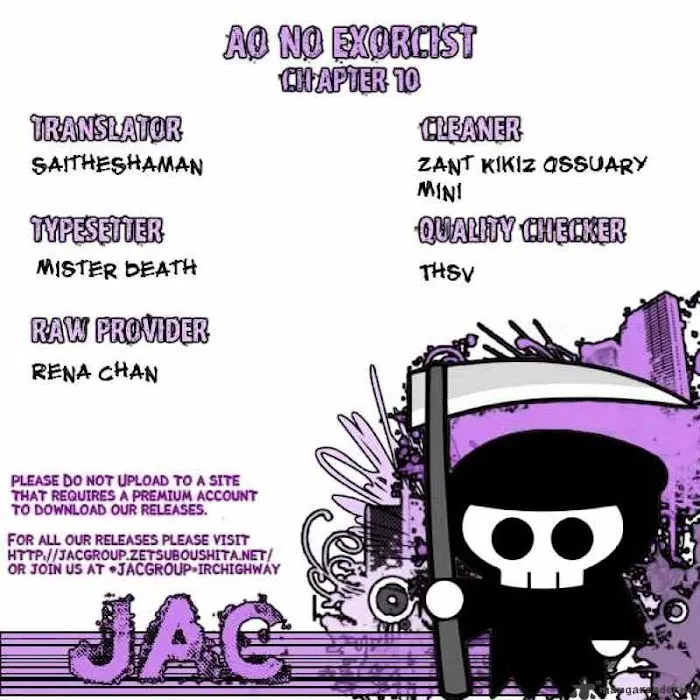 Read Blue Exorcist Manga Online