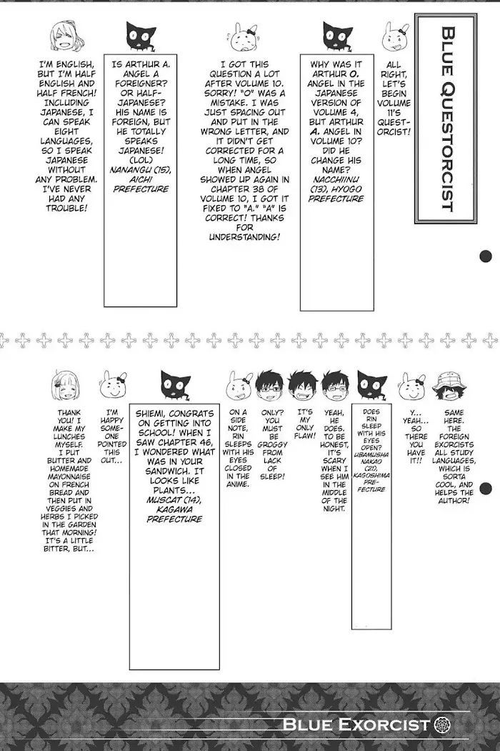 Read Blue Exorcist Manga Online