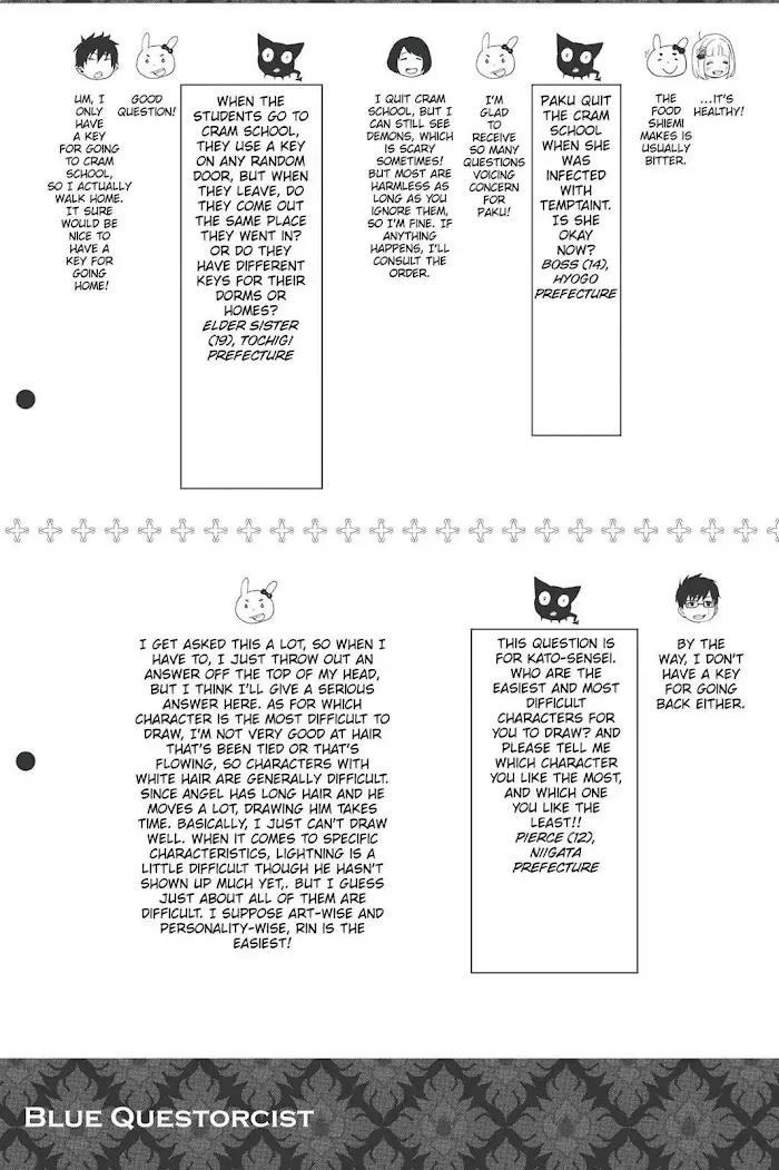 Read Blue Exorcist Manga Online