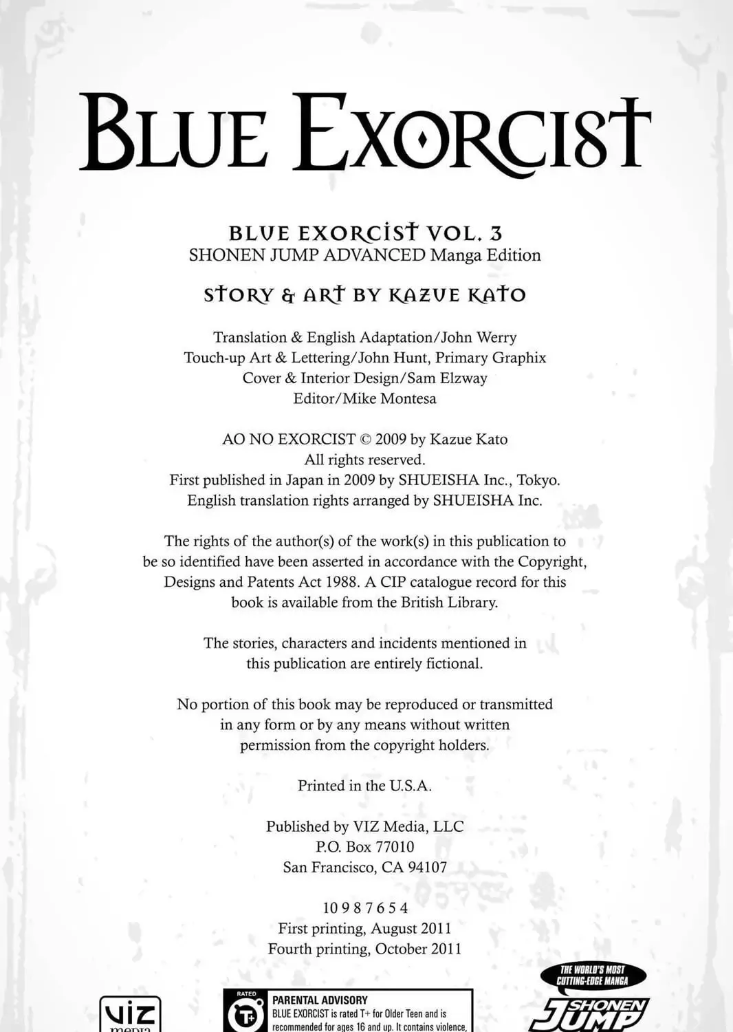 Read Blue Exorcist Manga Online