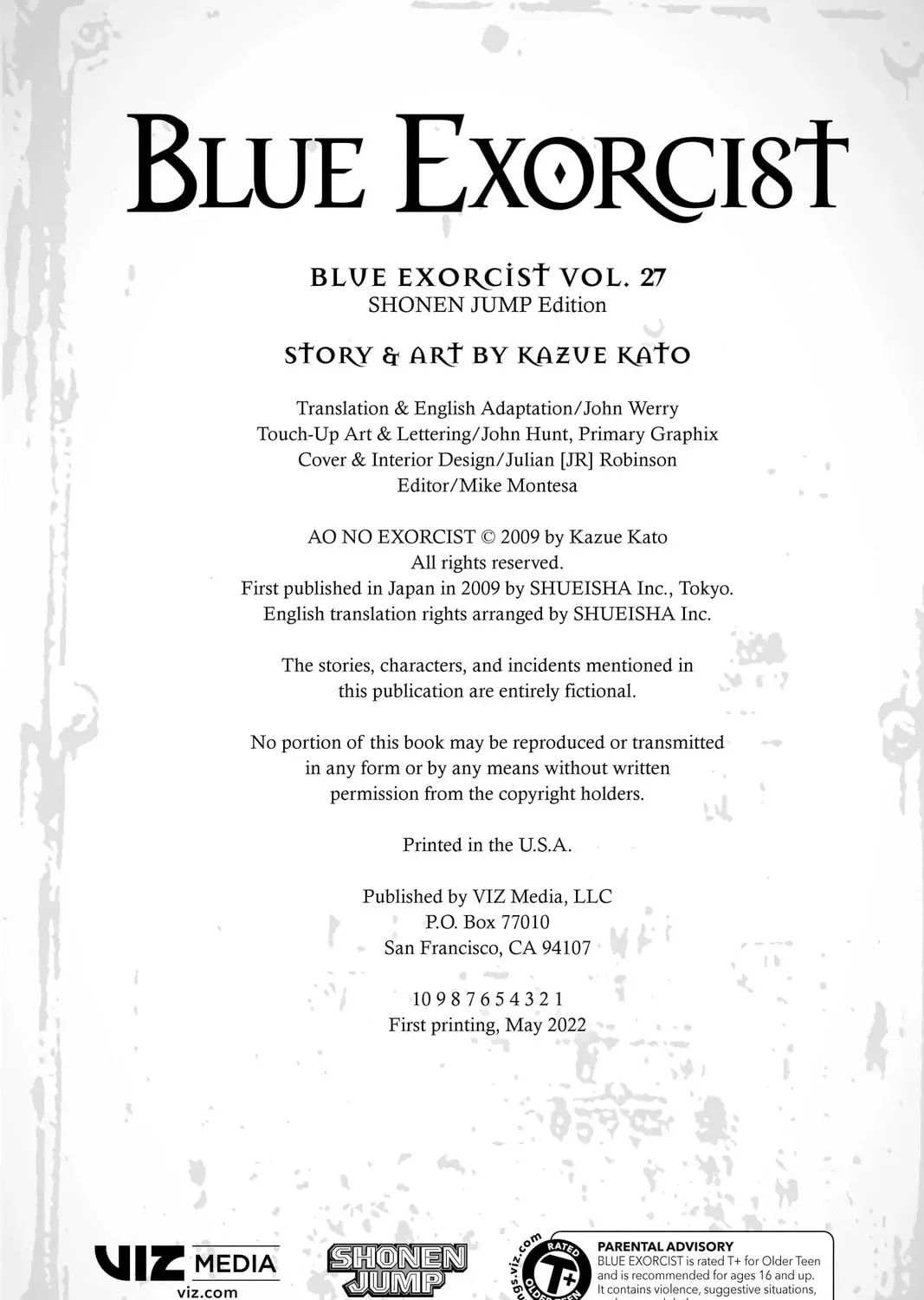 Read Blue Exorcist Manga Online